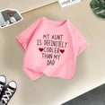thumbnail image 4 of MEZZALL T-Shirt à Manches Courtes Imprimé Mode Mignon pour Filles, Col Rond, Été, Décontracté, Rose, 6-8 Ans, 4 of 4