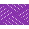 thumbnail image 1 of Ahgly Company Tapis d'Intérieur Lavables à la Machine, Rectangle Transitionnel Néon Violet, 6' x 9', 1 of 7