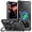 Black, variant on Case for Samsung Galaxy S22 Plus 5G (Not S22), Heavy Duty Magnetic Stand Cover Rugged Shock Slim Phone Case for Samsung Galaxy S22 Plus 5G.HJJ-Blue