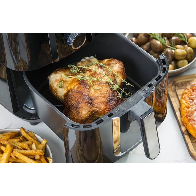  Aria Air Fryers Teflon-Free 7 Qt. Premium Ceramic Air Fryer  with Recipe Book, White (CFW-907) : Home & Kitchen