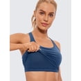 thumbnail image 5 of Remera CRZ YOGA Butterluxe Racerback con Relleno Crop Azul Marino L, 5 of 5