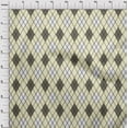 thumbnail image 3 of oneOone Polyester Lycra Light Yellow Fabric Argyle Check Sewing Craft Projects Fabric Prints By Yard 56 Inches Wide, 3 of 4