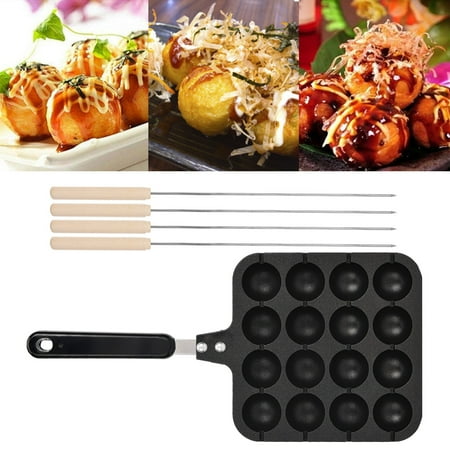 

YLSHRF Non-Stick Takoyaki Pan Takoyaki Pan Non-Stick Takoyaki Grill Pan Plate Cooking Baking Mold Tray