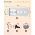 thumbnail image 2 of IWIWE DD98-01051C Dishwasher Installation Bracket kit Compatible with Samsung (2 Pack), 2 of 8