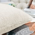 thumbnail image 6 of Home Soft Things Faux Fur Throw Pillow Cover 4 Piece Set-Taupe - 20" x 20", 6 of 9