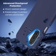 thumbnail image 4 of Entronix Heavy Duty Case Compatible with Galaxy A26, Shockproof Hard Cover, Blue, 4 of 7