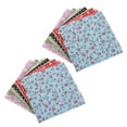 thumbnail image 1 of 200Pcs 10x10cm Square Floral Cotton Fabric Patchwork Cloth For DIY Craft Sewing, 1 of 8