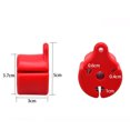 thumbnail image 2 of CSChome Protecteur de Canne à Pêche en Silicone Boules Fixes en Silicone - 2 Pcs, Réutilisables, Trous de 2/6/11MM, Support de Sangle de Canne, Outils de Pêche à la Mouche, 2 of 7
