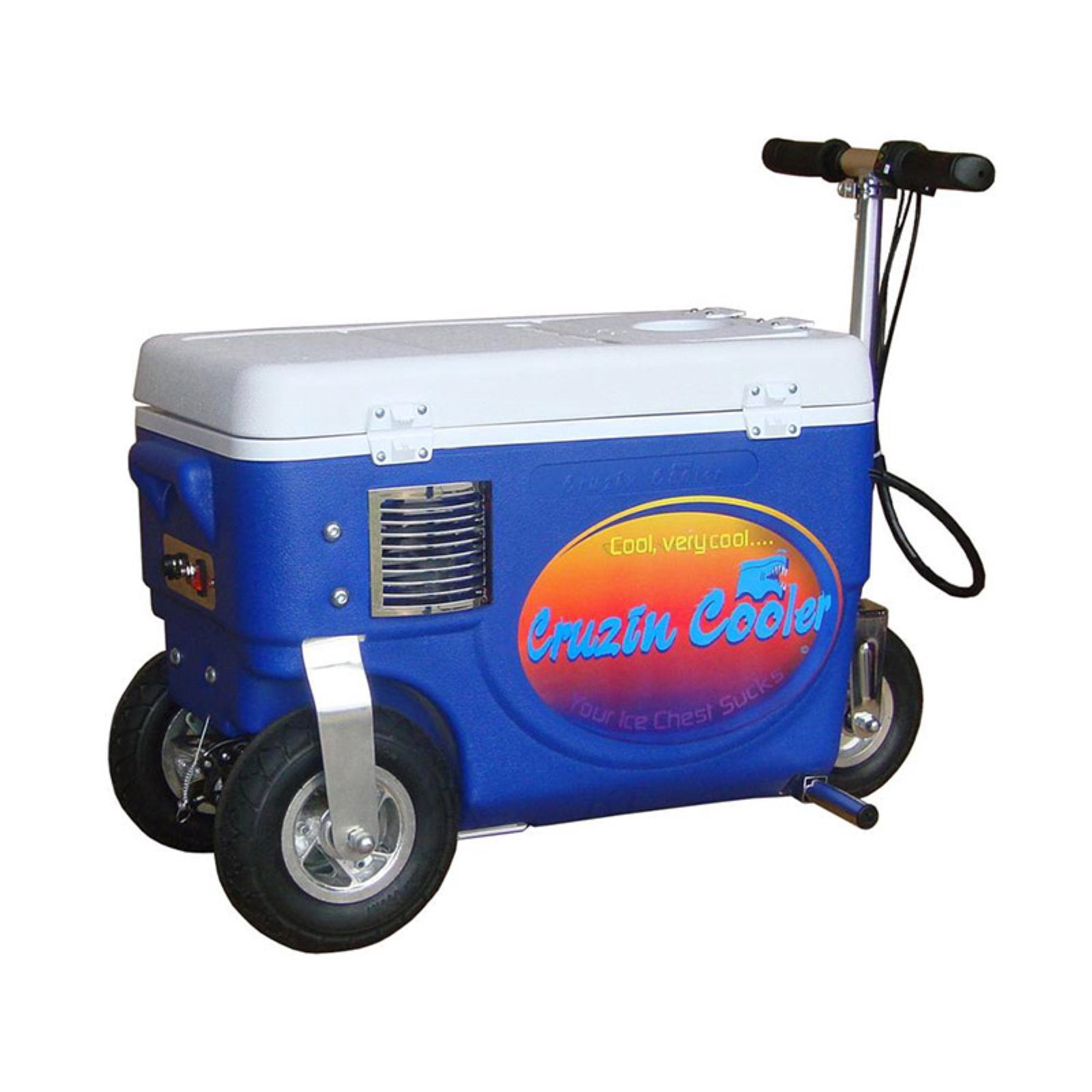 Cruzin Cooler 500w Ice Chest Water Cooler with Scooter, Blue