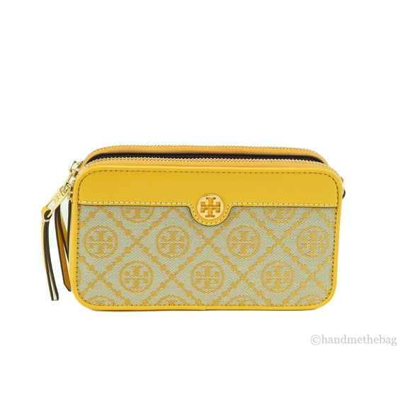 Tory Burch 82240-703 Women's Goldfinch Double-Zip Crossbody Bag