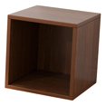 thumbnail image 4 of Organizador de almacenamiento de cubos de madera, contenedor de almacenamiento de madera, organizador de artículos diversos, estante organizador, caja Madera oscura, 4 of 8