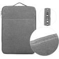thumbnail image 4 of 13 Inch Laptop Sleeve Case Waterproof Laptop Bag Macbook Air Bag(Grey), 4 of 5