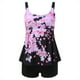 thumbnail image 3 of Gibobby Trajes de Baño para Mujer Traje de baño de dos piezas con tirantes ajustables estampados para mujer(Negro,M), 3 of 5