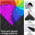 thumbnail image 3 of Rainbow Tie Dye Spiral Pattern Kitchen Rugs Sets Of 3,Kitchen Runner Rugs Non Skid Washable,Decorative Kitchen Floor Mats for Kitchen,Sink,Laundry,17"x30"+ 17"x47" + 17"x59", 3 of 6