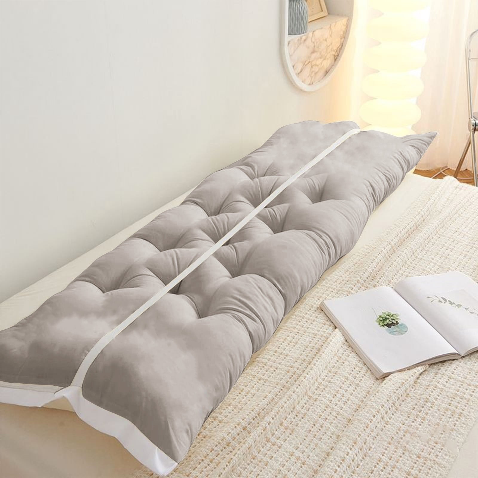 LEHOZIHEQ Headboard Pillow, Soft Daybed Pillows Bolster Pillow for Bed & Couch Long Pillow for Bed Decorative, for Bed Back Pillow for Sitting in Bed Wedge Pillow Headboard