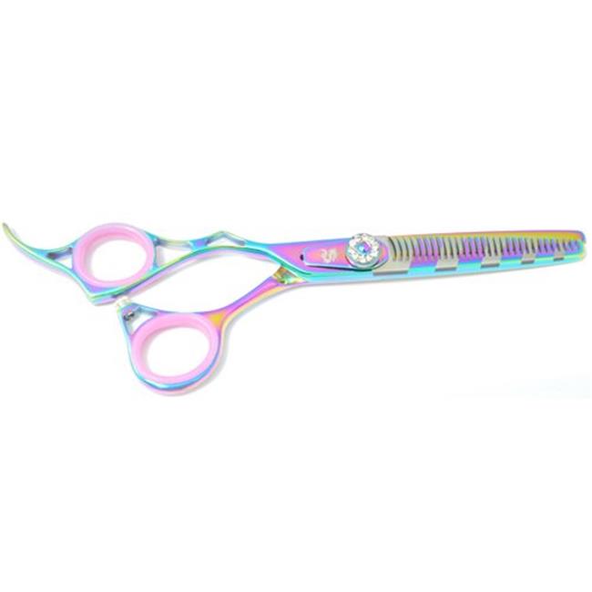 Kamisori HE3TL 5 in. Jewel Texturizer Lefty Professional Hair Shears