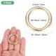 thumbnail image 3 of Uxcell 4-Pack Anillos de Cortina de Metal de 3/4 Pulgadas para Ventanas y Telas [Oro], 3 of 6