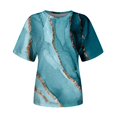 thumbnail image 4 of Womens Athletic Tops Women Compression Shirts Shirts for Women Short Sleeve Western Short Sleeve Tops for Women's Athletic Compression Long Workout Top Shirt Loose Long Sleeved Blue XXL, 4 of 4