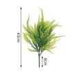 thumbnail image 2 of SDJMa 2 Bundles Artificial Ferns for Outdoors, UV Resistant Fake Boston Fern Plastic Shrubs Greenery Artificial Plants for Outside Front Porch Patio Garden Yard Lawn Farmhouse Home Decoration, 2 of 6