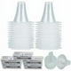 thumbnail image 1 of Paquete de 5 cubiertas para sondas de termómetro de oído/cubiertas de repuesto/filtros de lentes para todos los modelos de termómetros de oído Braun Fundas desechables para termómetros, 1 of 5