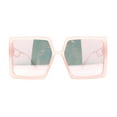 thumbnail image 2 of Womens Chic Designer Fashion Luxury Oversize Sunglasses All Pink, 2 of 4