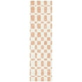 thumbnail image 2 of Addison Rugs Chantille Indoor/Outdoor Transitional Squares Peach Washable Runner Rug, 2'3" x 7'6", 2 of 6