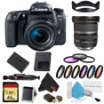 thumbnail image 1 of Canon EOS 77D Appareil Photo Reflex Numérique avec Objectif 18-55mm Ensemble avec Kit de Filtre et Mémoire 9 Pcs + Objectif 10-22mm (Modèle Intl), 1 of 5