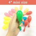 thumbnail image 2 of HLONK Guasslee Maracas en Plastique Cadeaux de Fête Rouge 24 Pcs, 2 of 8