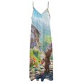 thumbnail image 4 of Easter Bunnies Rabbits Design Sleeveless Dress Woman Fashion Long Dresses Women's Summer Suit Dress 2025, 4 of 7