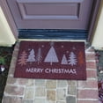 thumbnail image 3 of Rubber-Cal Oh, Christmas Tree! – Vibrant Red Christmas Welcome Mat 15mm 18" X 30", 3 of 6