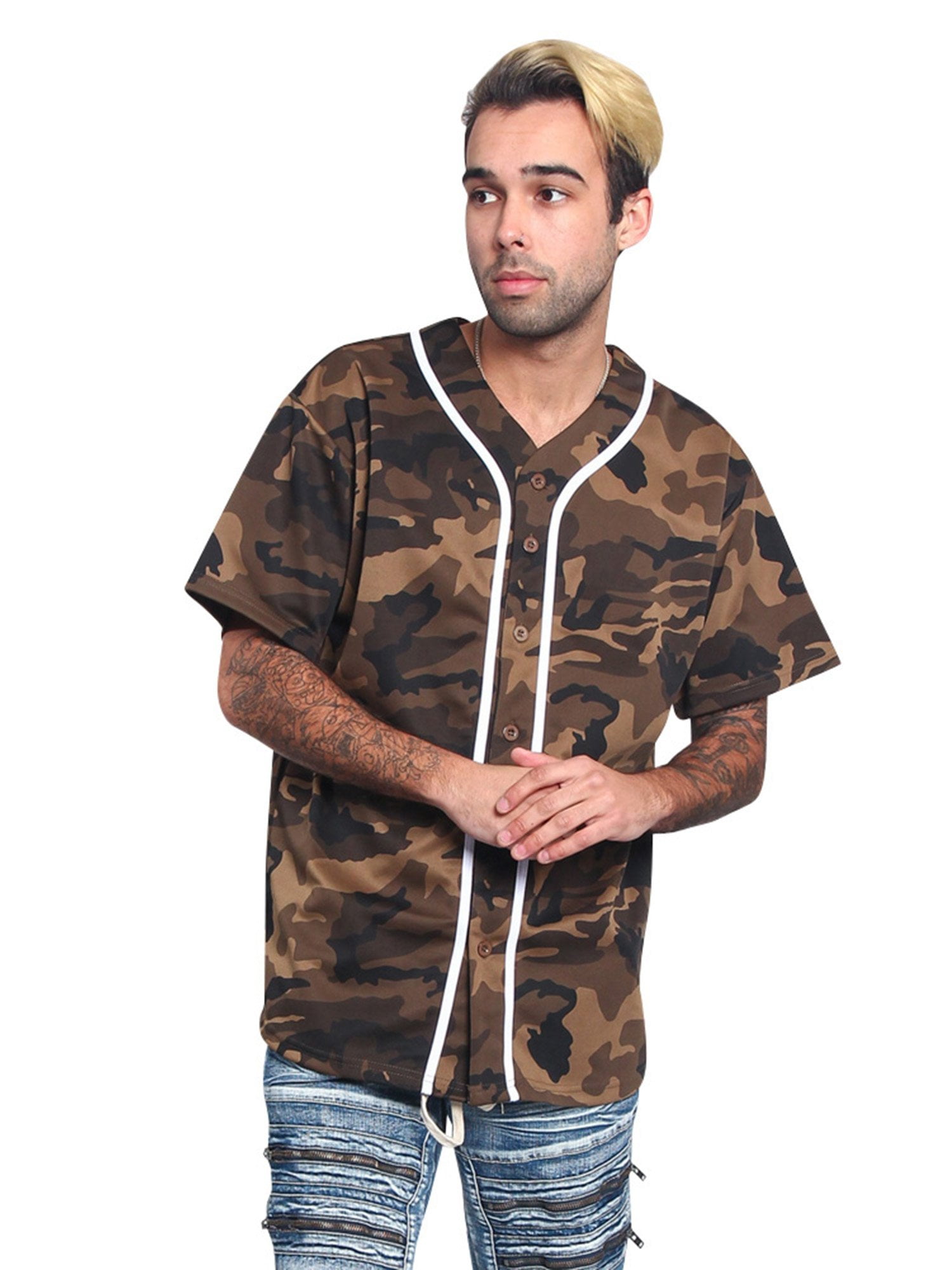  Camouflage Baseball Jersey