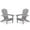 Gray, variant on Adirondack Chair Set of 2,Wood Lounge Patio Chair for Outdoor Patio Garden Lawn Backyard Deck Pool Beach,Gray