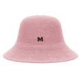 thumbnail image 2 of Shenmeida Women Bucket Hat Hollow Out Bucket Hat Braided Letter Decor Cap Summer Packable Sun Cap for Women, 2 of 3