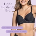 thumbnail image 4 of LeSensuel Underwire Full Coverage Bras Light Push Up Bra - T Shirt Bras for Women, 4 of 8