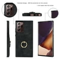thumbnail image 5 of Allytech Case for Samsung Galaxy Note 20 Ultra 6.9 inch,Shockproof Premium PU Leather Finger Ring Holder ID Credit Card Slots Phone Case Cover,Black, 5 of 8