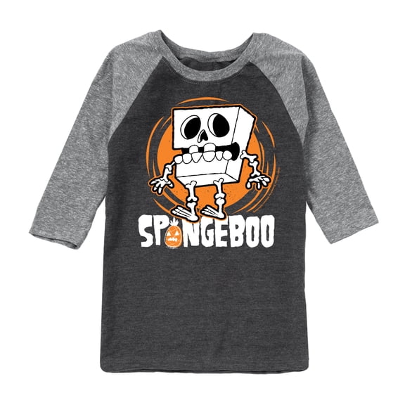 SpongeBob SquarePants - Spongeboo - Toddler And Youth Raglan Graphic T-Shirt