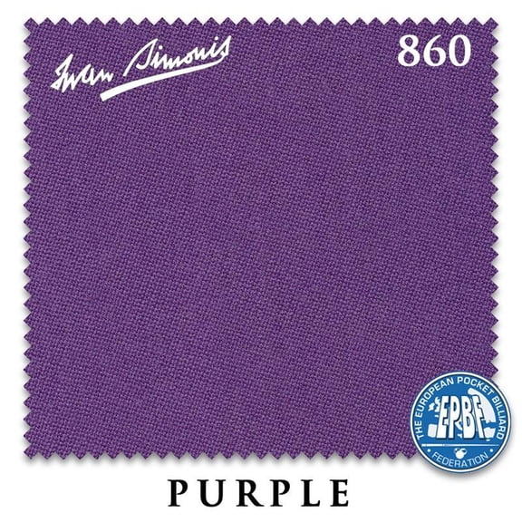 8' Oversized Simonis 860 Pool Billiard Table Cloth - Purple - AUTHORIZED DEALER