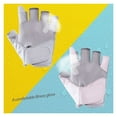 thumbnail image 4 of Fitness Fingerless Gloves Breathable Mesh Non-Slip Yoga Gloves ,Flexible and Comfortable, 4 of 6