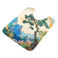 thumbnail image 7 of Yayeee Bath Rug for Bathroom Floor Non Slip Contour Fluffy Soft Absorbent Mat, 20"x24", Large Pine Tree, 7 of 7