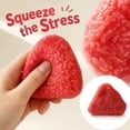 thumbnail image 2 of Watermelon Rice Ball Squeeze Fidget, Fruit Shaped Squishy Sensory Ball, Soft Squeezy Hand Activity, Slow Rising Squishy Sensory Toy For Stress Relief, 2 of 7