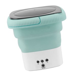 Laveuse portable, ABS Sans bruit Mini Lave-linge pliable Lave-vaisselle Petit rondelle à seau pour la maison Appartement Hotel Dorm RV Voyages
