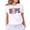 White-59, variant on Breast Cancer Awareness Hope Pink Ribbon T-Shirt for Women, Leopard Print Support Short Sleeve Graphic Shirt
