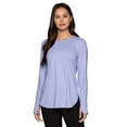 thumbnail image 3 of RBX Active Women's Crewneck Long Sleeve Ultra Soft Tunic Tee, 3 of 5