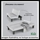 thumbnail image 4 of Sofa Cama Plegable Kingshouse Individual Gris Claro, 4 of 10