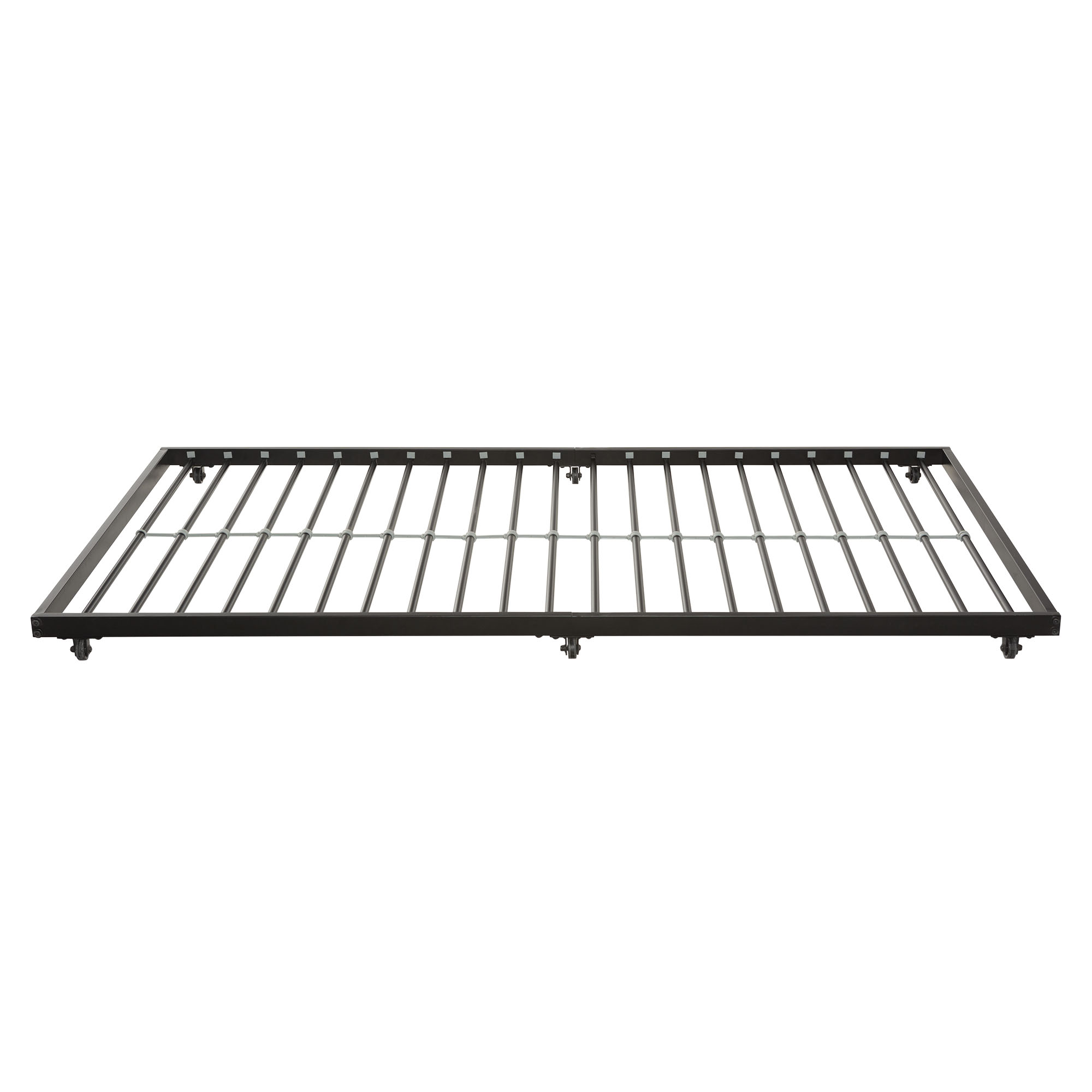 Walker Edison Twin Roll-Out Metal Trundle Bed Frame - Black - image 4 of 9