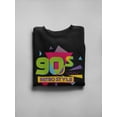 thumbnail image 3 of 90's Retro Style Sweatshirt Women -Image by Shutterstock, Female x-Large, 3 of 4