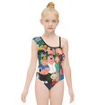 thumbnail image 3 of Season Family Guy One-Piece Swimsuit for Girls Adjustable One Shoulder Ruffled Swimwear Summer Beach Kids Bathing Suits Sizes 6-12Y, 3 of 7