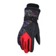 thumbnail image 2 of Ski Gloves,Winter Waterproof Snowboard Snow, 3M Warm Touchscreen Cold Weather Women Gloves Wrist Leashes, 2 of 5