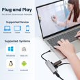 thumbnail image 4 of Hub USB 3.0 con adaptador Ethernet RJ45 de 1 GB para MacBook Pro, 4 of 8