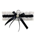 thumbnail image 3 of Elegant Wedding Garter for Bride with Lace Rhinestones - Bridal Accessory for, 3 of 3